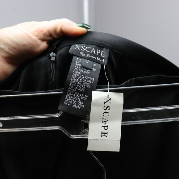 Xscape by Joanna Chen Black Evening Maxi Skirt Size 12 – NWT - Picture 3 of 3